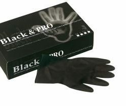 Guantes látex negros Sibel