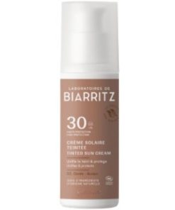 Alternative view of Crema Solar facial SPF 30 con color Golden/ Dorado, BIO, 50ml. Alga Maris. Biarritz