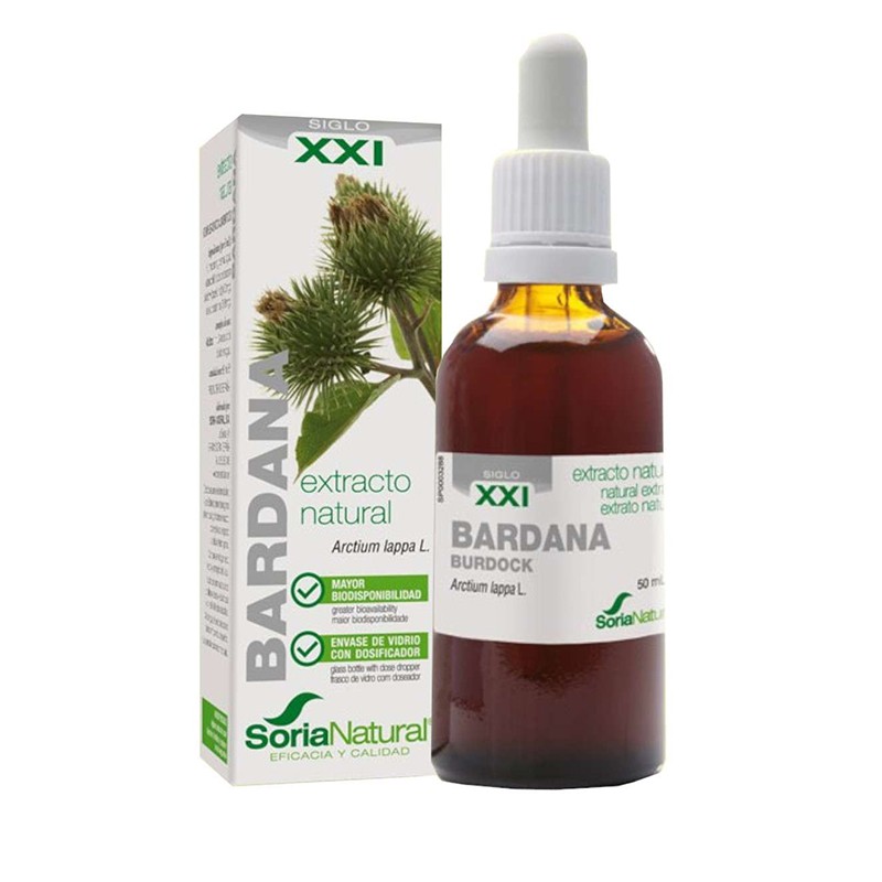 Extracto de Bardana Fórmula XXI, 50ml. Soria Natural - Imagen 2