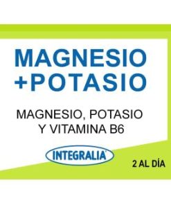 Magnesio + Potasio y Vit. B6. 60cap. Integralia