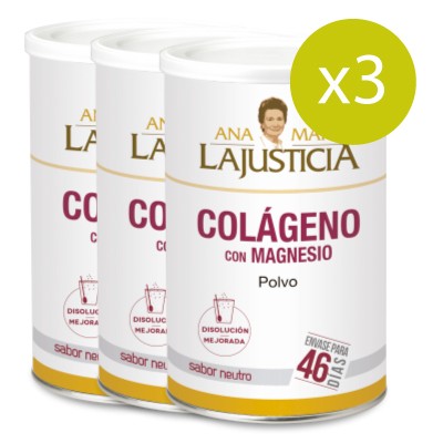 ¡OFERTA X3! Colágeno con Magnesio en Polvo, 350 gr. Ana María Lajusticia - Imagen 2