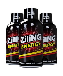 Ziiing Energy Bebida Fruit Punch 150mg Cafeína y Complejo Vitamínico B (12uds/display)