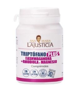 Triptófano plus ashwagandha rhodiola y magnesio LaJusticia 60 comp